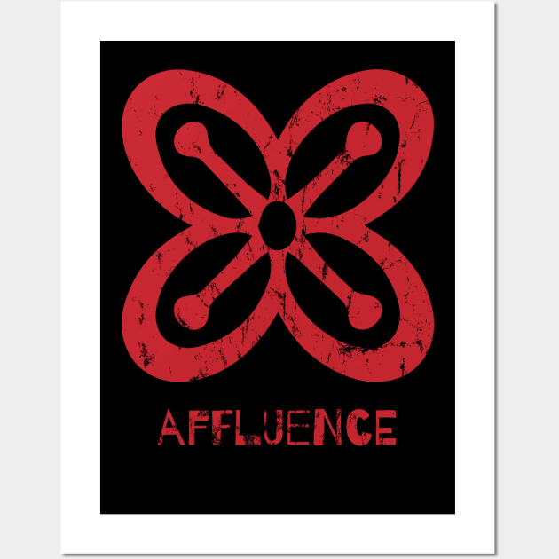 Affluence | African Adinkra Symbol | Pan African Symbol | Black Heritage Wall Art by Vanglorious Joy